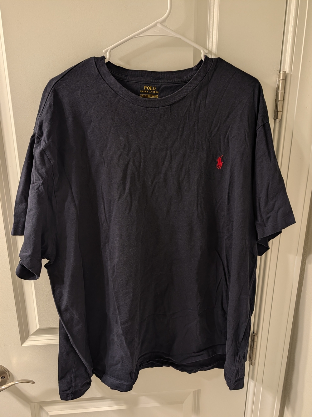 Polo by Ralph Lauren Navy Short-Sleeve Crewneck with Red Pony